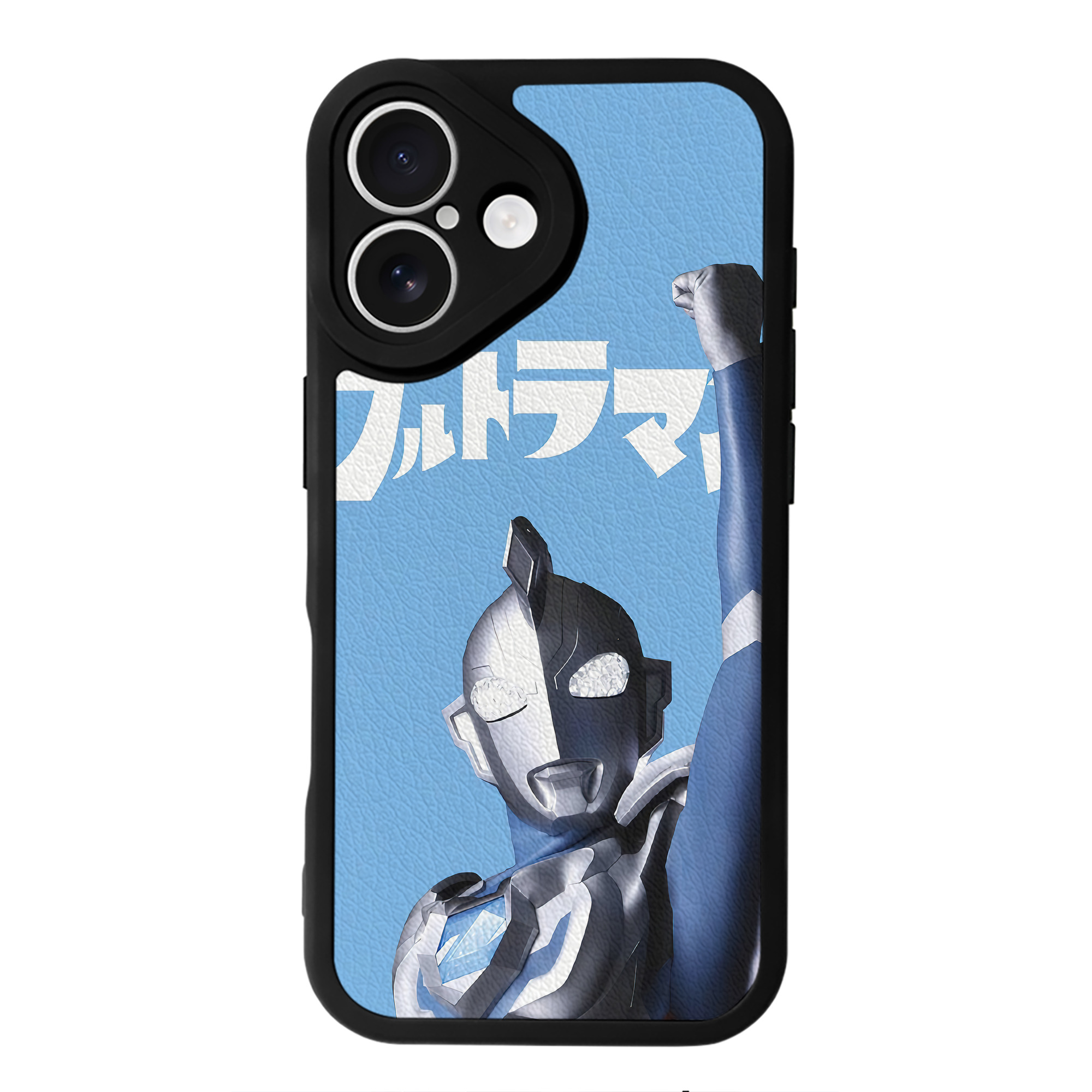 （画像用） ウルトラマン Ultraman 【iPhone 16シリーズ対応】シリコンスマホケース（レザー調） 材質：シリコン